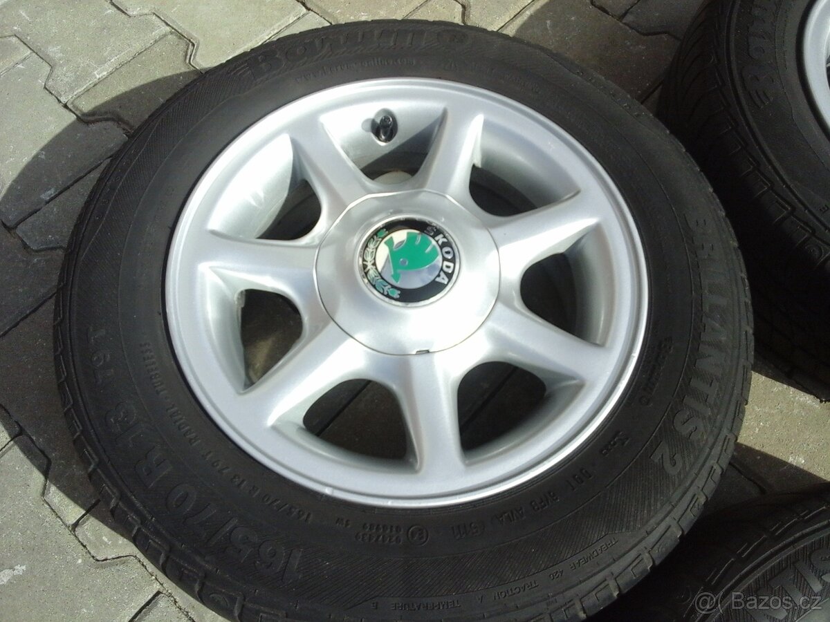 AL Škoda Felicia 4x100 mm s pneu 165/70/1