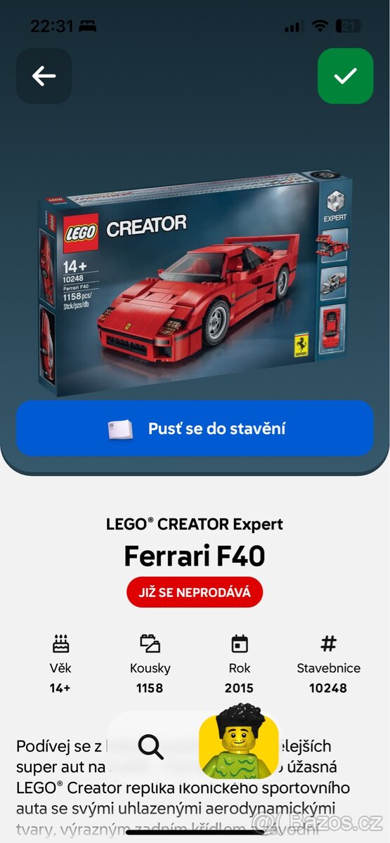 Lego nove zabalene sety i vyřazené z prodeje ( sleva )