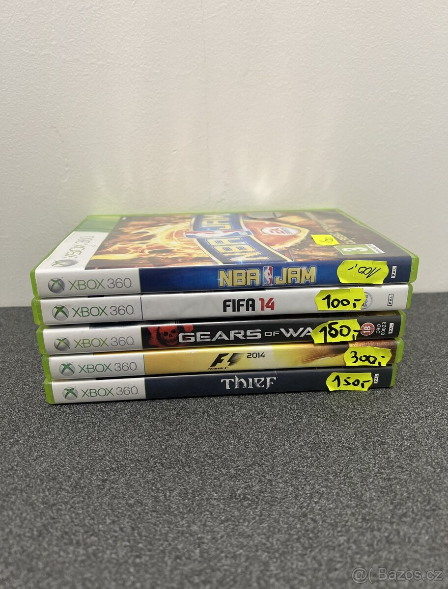 Originální hry na xbox one a xbox 360