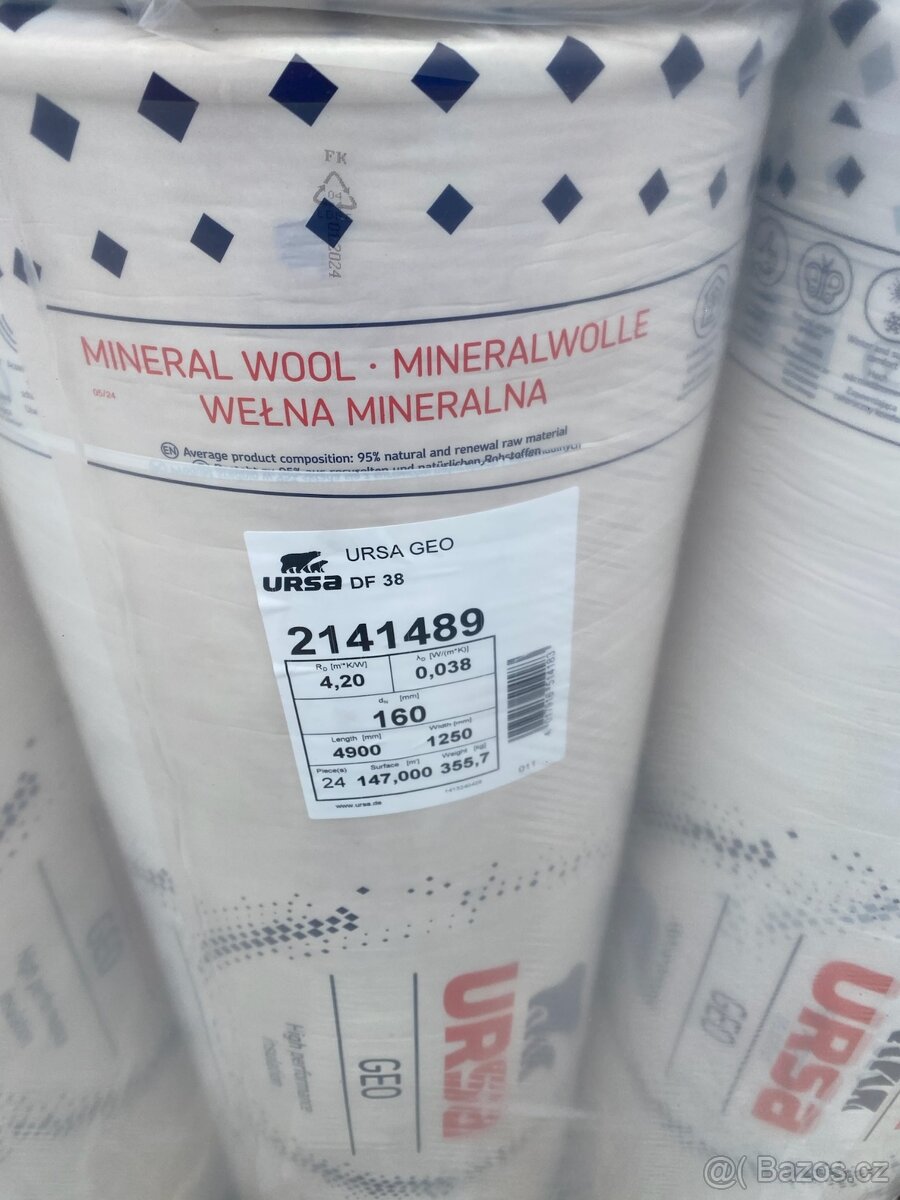 Výprodej Nová minerální izolace URSA
