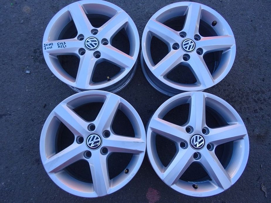 Alu disky origo Volkswagen 15", 5x112, ET 43, šířka 6,5J