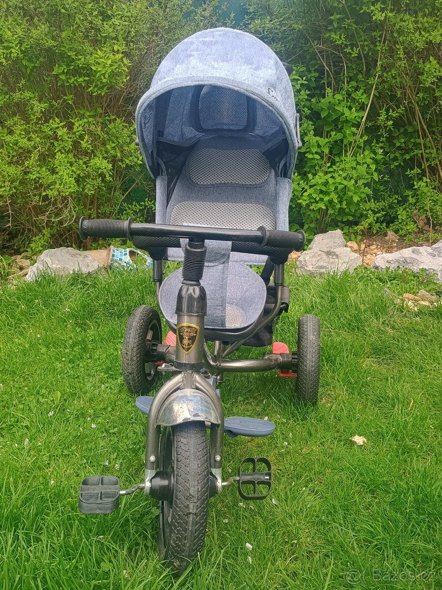 Tříkolka s vodící tyčí - zatáčecí