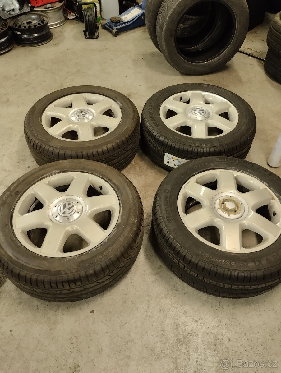 Alu kola Originál VW Touareg 18"+pneu 255/55 R18