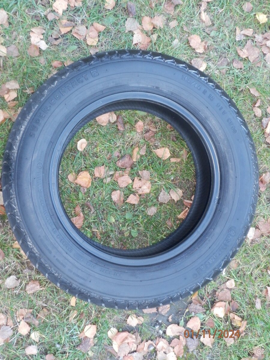 1xNová letní pneu CONTINENTAL SUPER CONTACT 195/65 R15