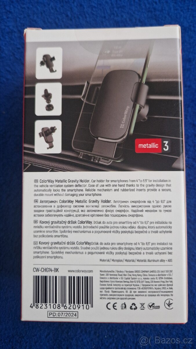 Držák do auta pro mobilní telefon do ventilace