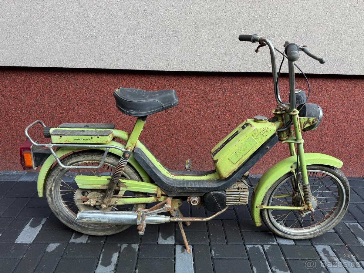 Babetta 210 s kartičkou, zelená původní 8.