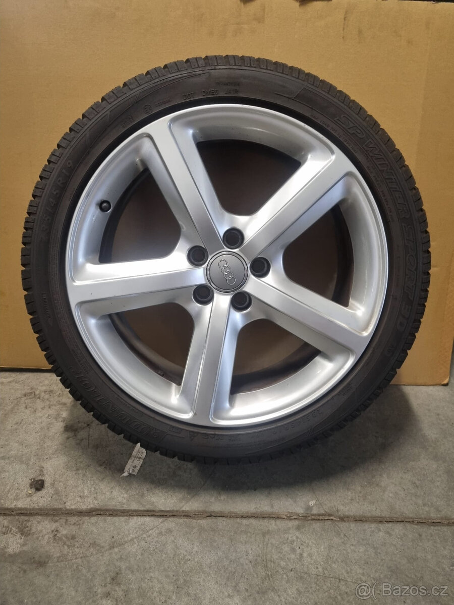 Originál alu kola R19 Audi + zimní pneu 235/45