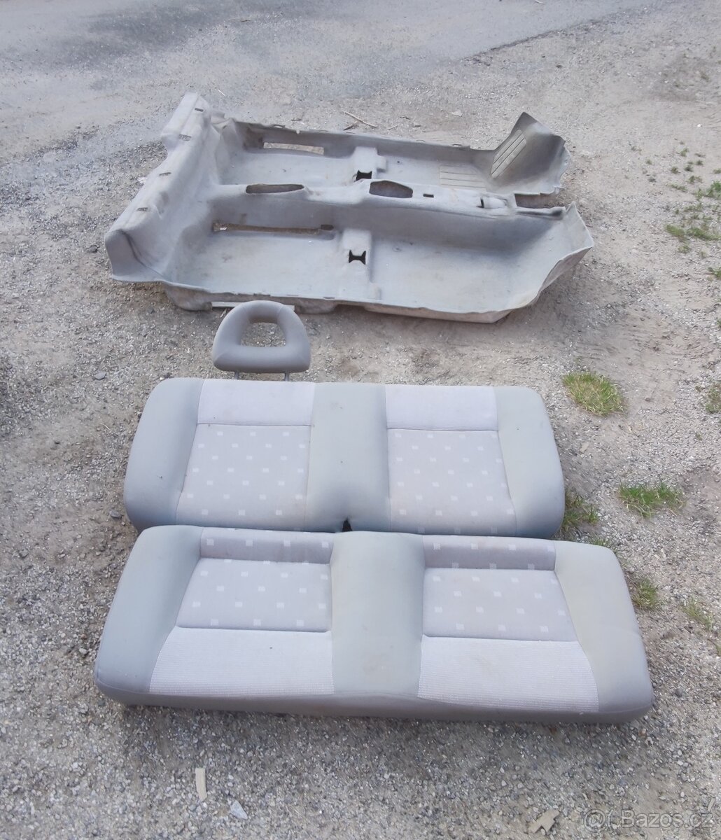 Vw Lupo koberec, sedačky, opeřky hlavy