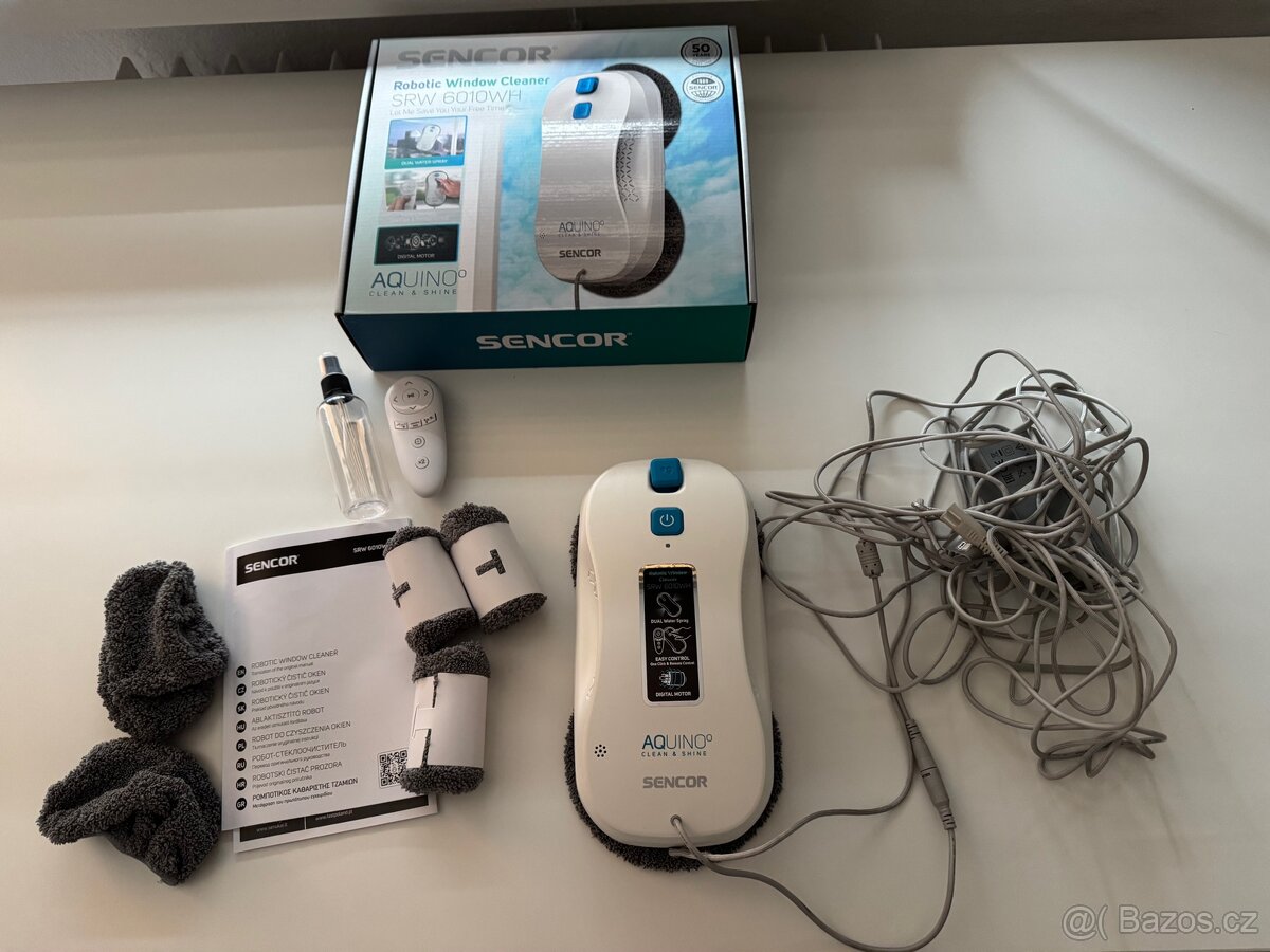 Robotický vysavač na mytí oken v záruce