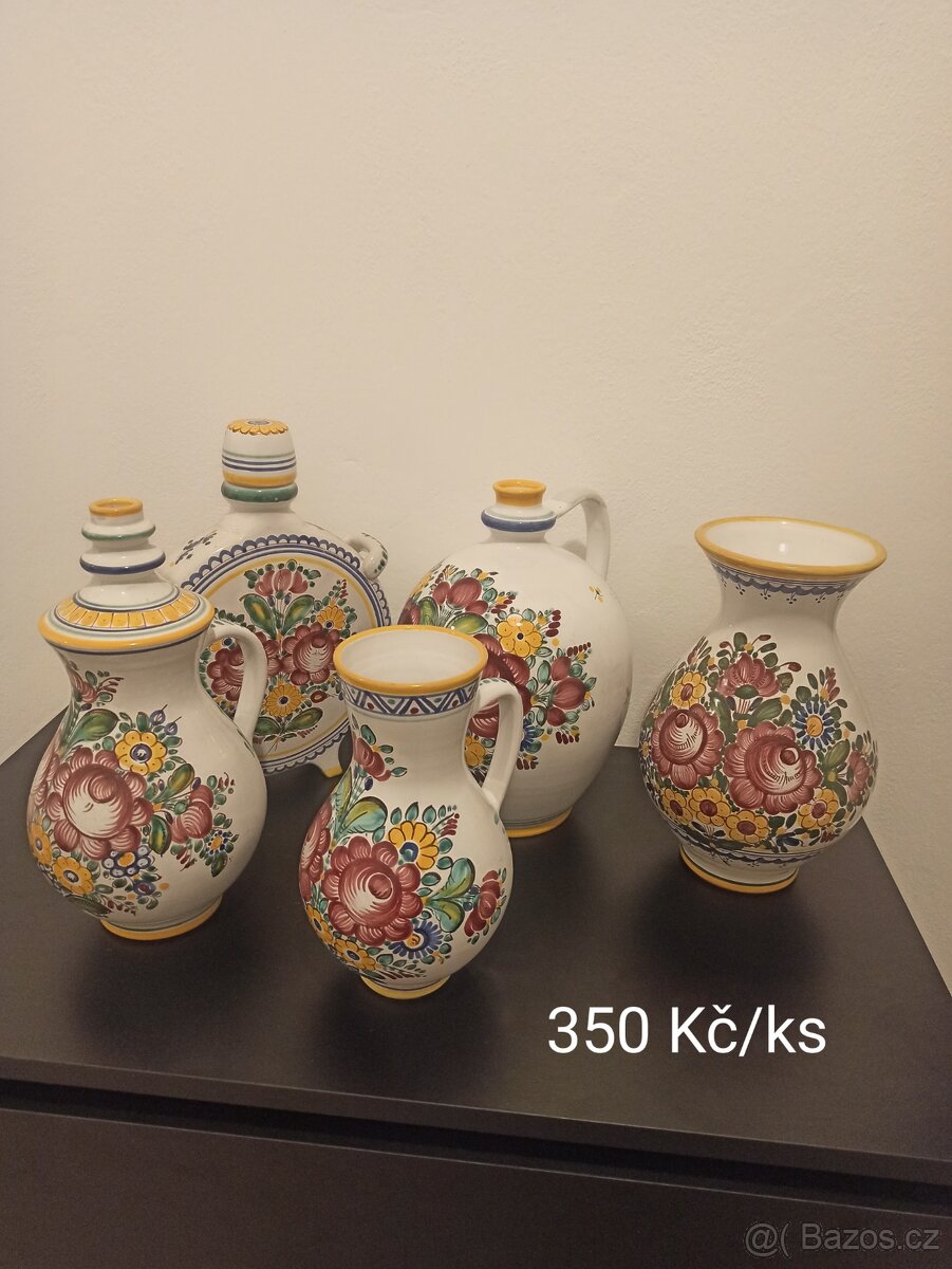 Tupeská keramika - sleva (možno se i domluvit) + dárky