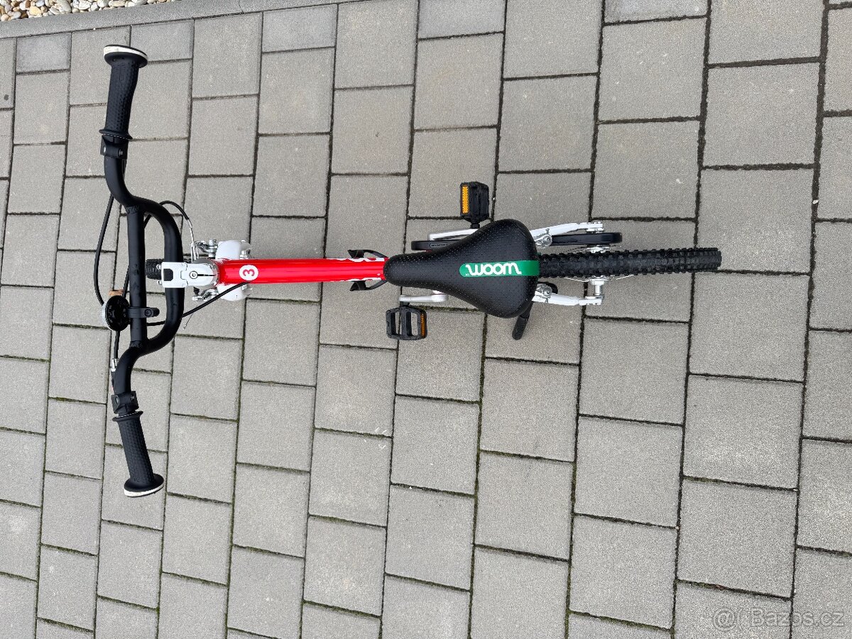 Lehké dětské kolo Woom 3 (16") (red - červený)