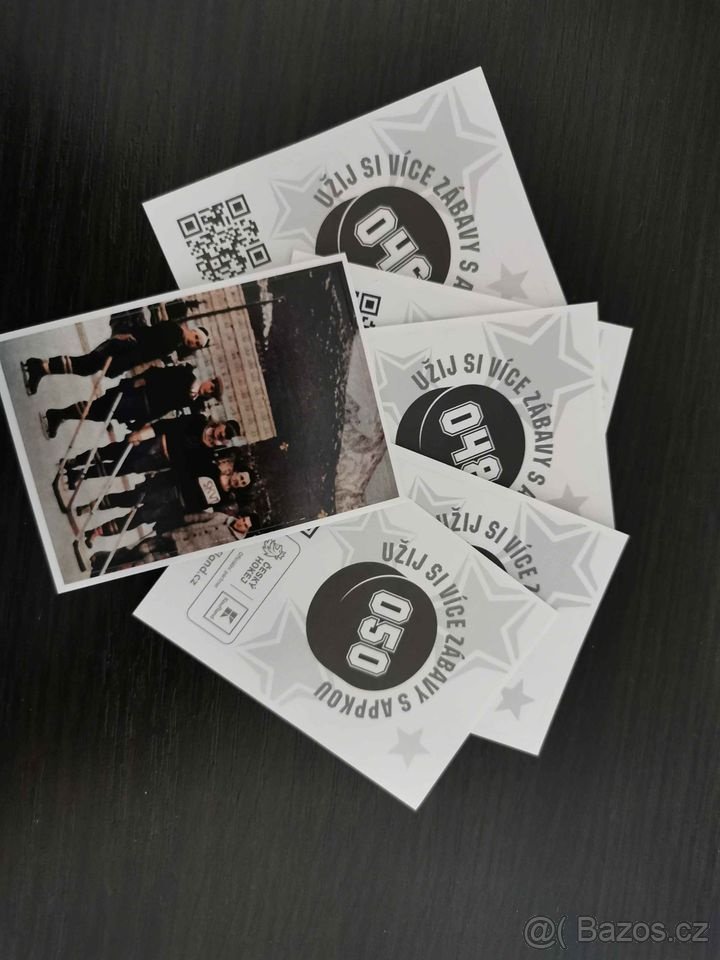 Rozbalené samolepky Kaufland