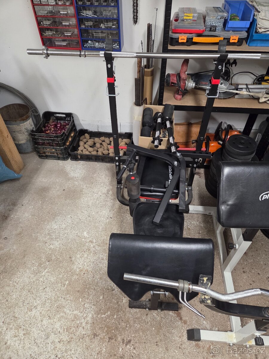 Sada závaží s multifunkční lavicí