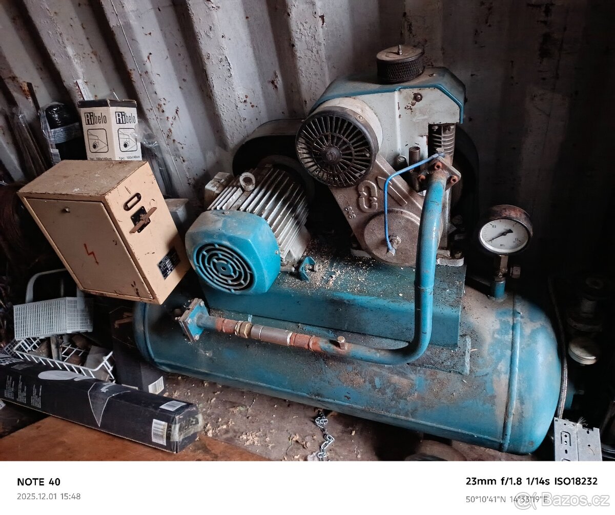 Kompresor Orlík 150 litrů 1JSK 75-15 11barů