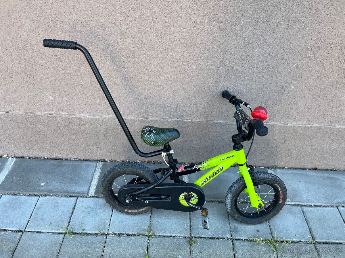 Dětské kolo Specialized Hotrock 12 s vodící tlačnou tyčí