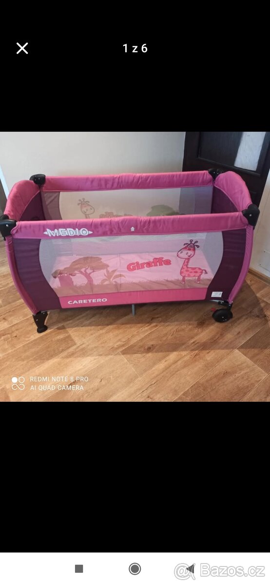 Cestovní postýlka Caretero