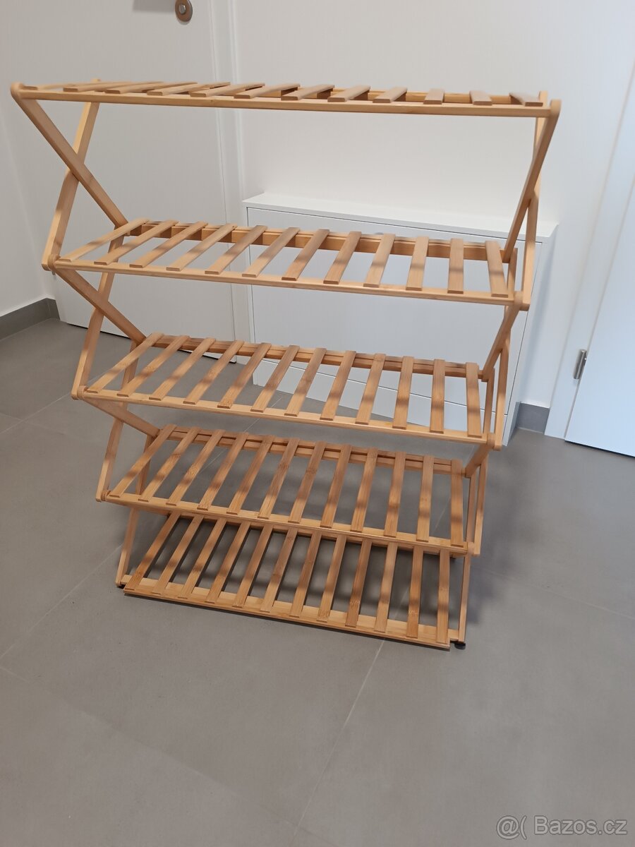 Prodám skládací bambusový botník