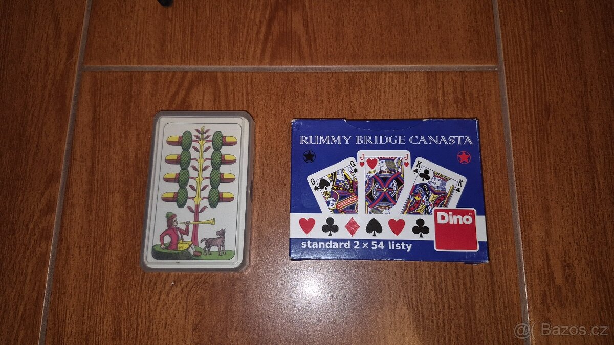 canasta a prší karty