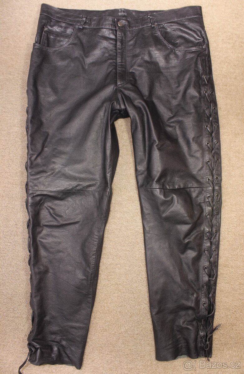 Pánské kožené kalhoty W42 L34 #O931
