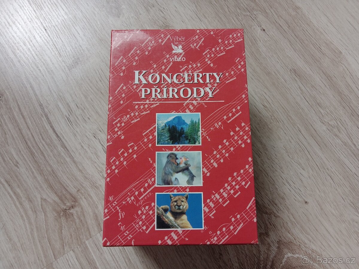 Originální kazety VHS - Koncerty přírody
