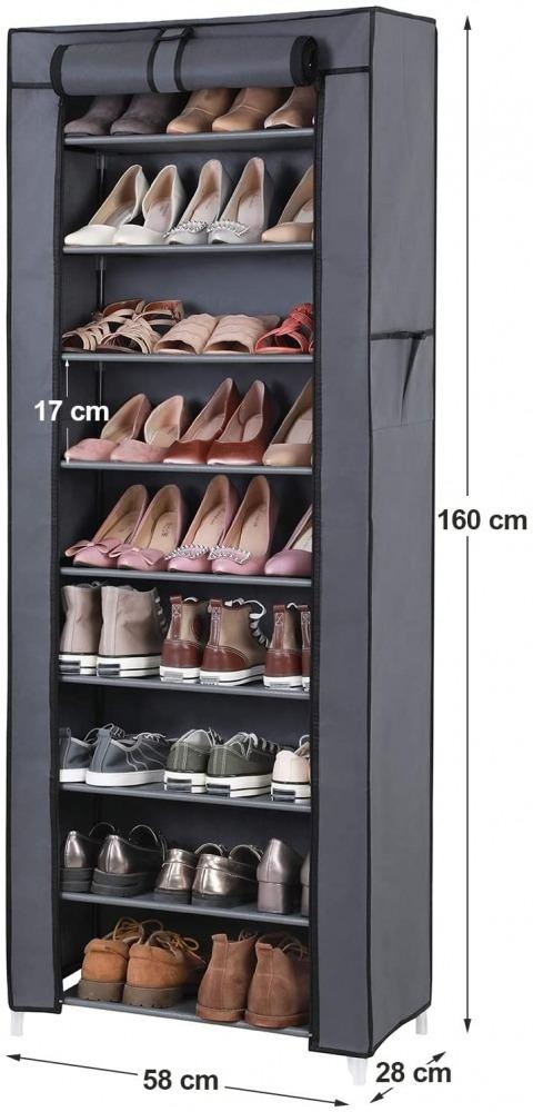 Modulární botník, výška 160 cm, 20 párů bot - NOVÉ
