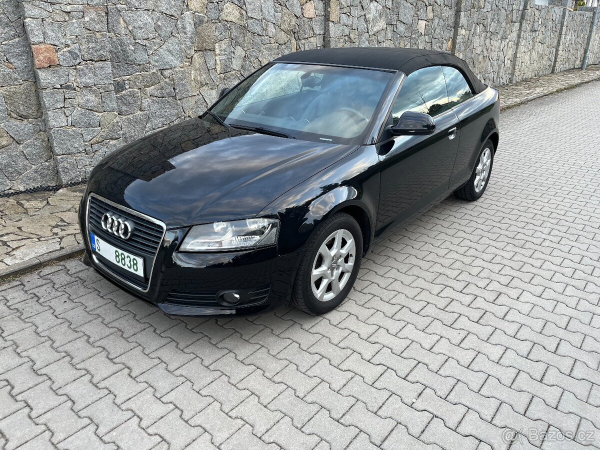 Audi A3 1.8TSi CABRIO KŮŽE ALU manuál