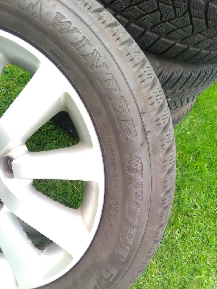 Honda Civic originál sada zimní 4 ks - zánovní Dunlop