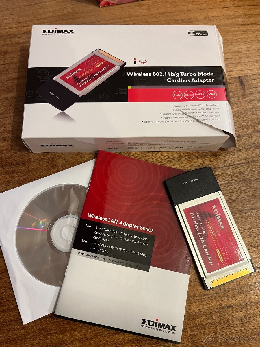 WiFi karta PCMCIA / CardBus