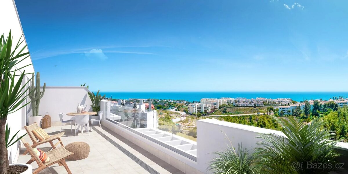 Luxusní apartmány a penthousy v El Chaparral – výhled na moř