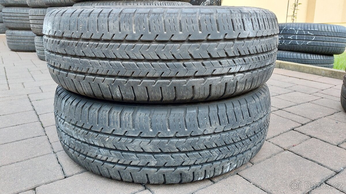 Pneu letní, 2 ks, rozměr 195/65/16C, 100/98T, zn. MICHELIN