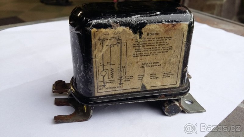 relé,limaregler na motoveterán BMW R 75/5
