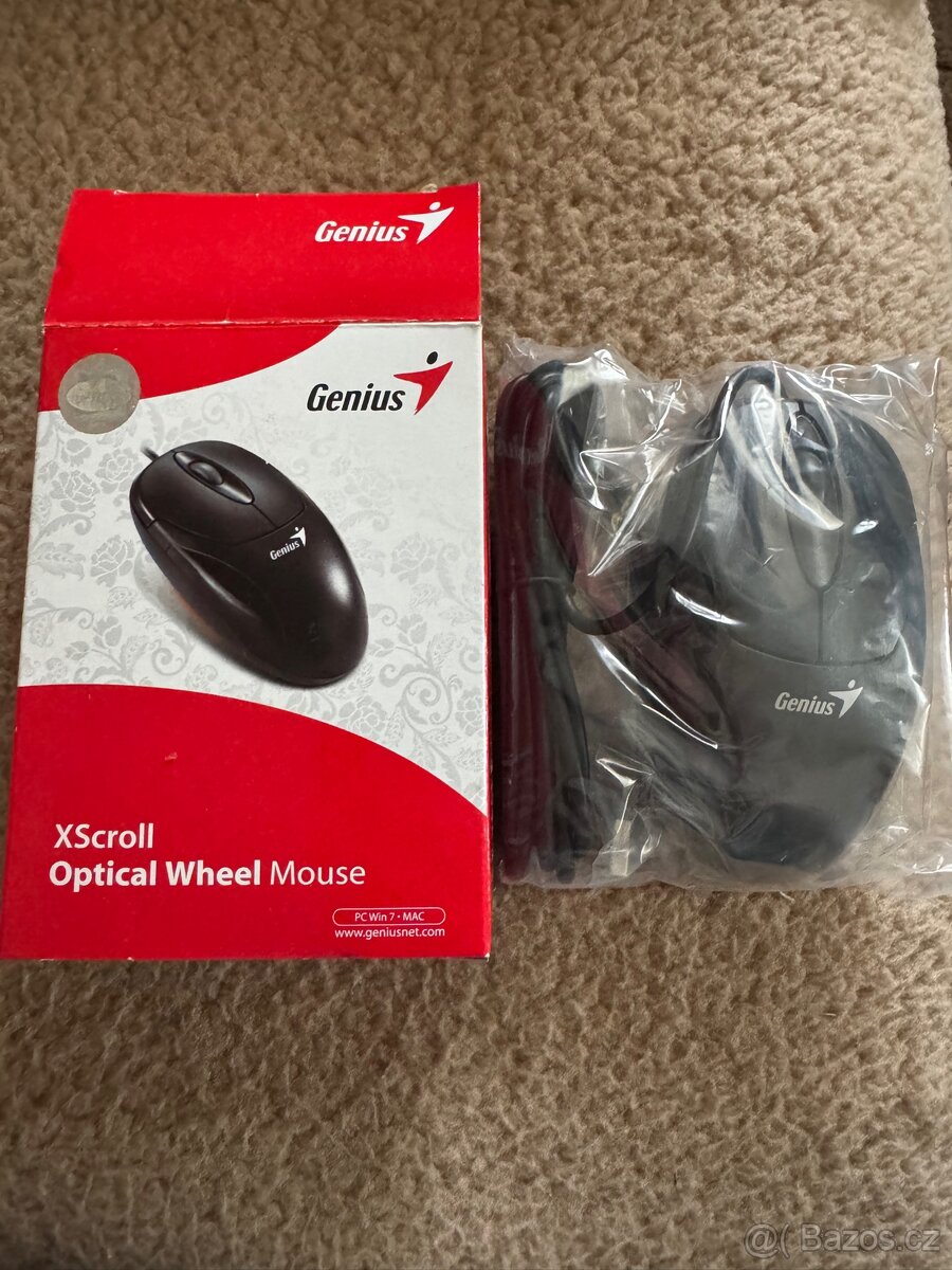 GENIUS myš XSCROLL, USB, Black
