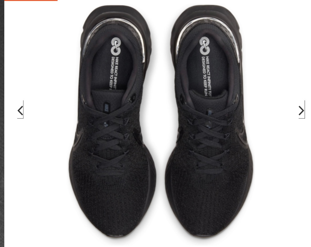 Pánské běžecké boty Nike REACT INFINITY RUN FLYKNIT 3 černé