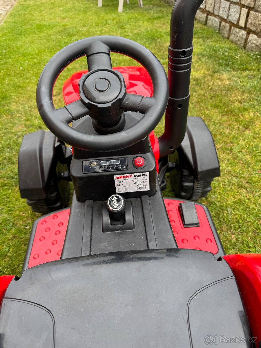 Elektrický traktor Hecht nový (nevhodný dárek)