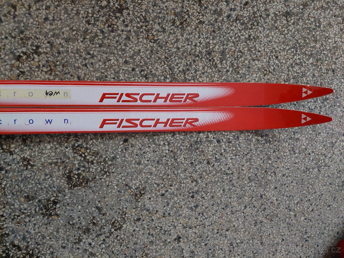 Běžky Fischer – 190 cm – se šupinami – Fibre XC Crown