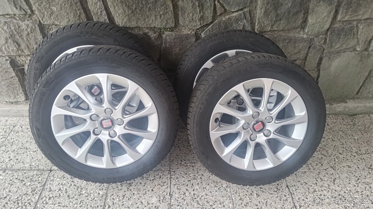 Zimní ALU kola Originál 205/55 R16, 5x112 ET-46, 7-8mm