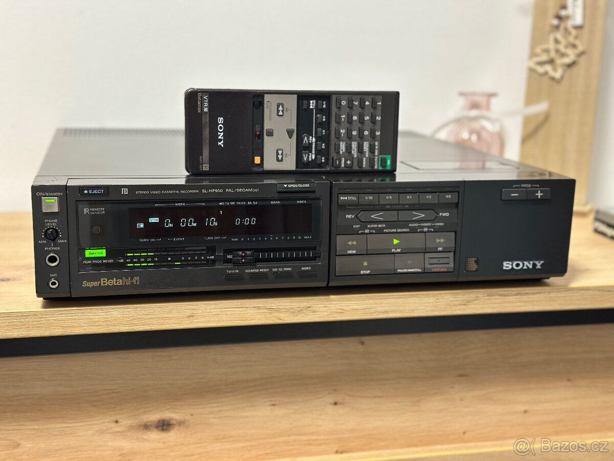 SONY SL-HF950 LUXUSNÍ SUPER BETA REKORDÉR DÁLKA
