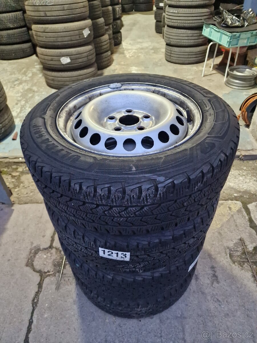 VW T5 T6 T6.1 zimní plechové disky plecháče pneu 205/65 R16C