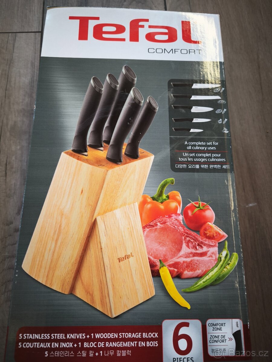 Sada nožů Tefal Comfort (6 kusů)