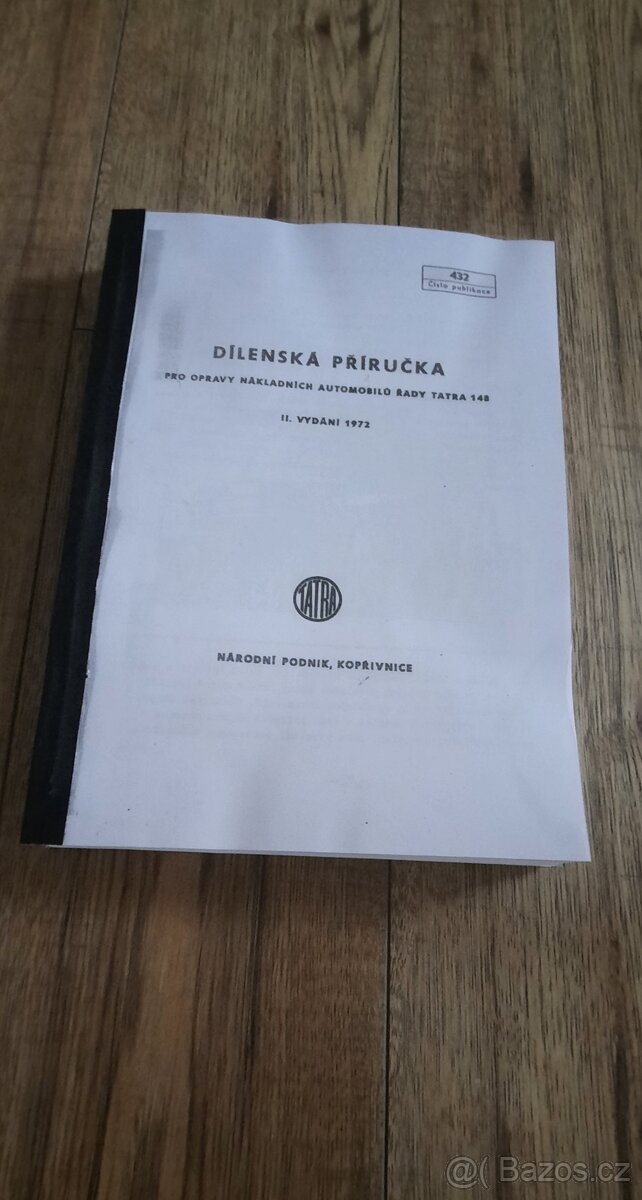 Tatra 148 dilenská přirucka