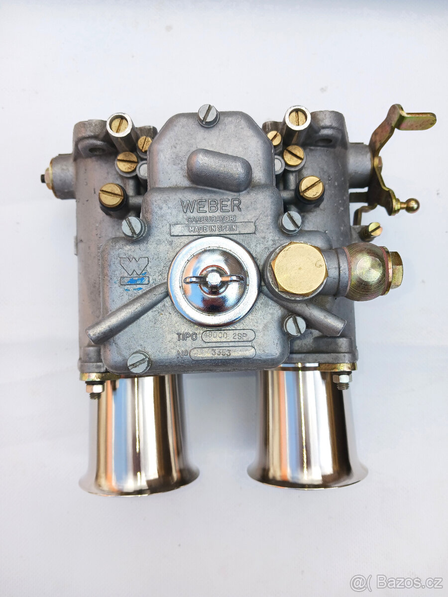Dvojitý horizontální karburátor Weber 48 DCO SP