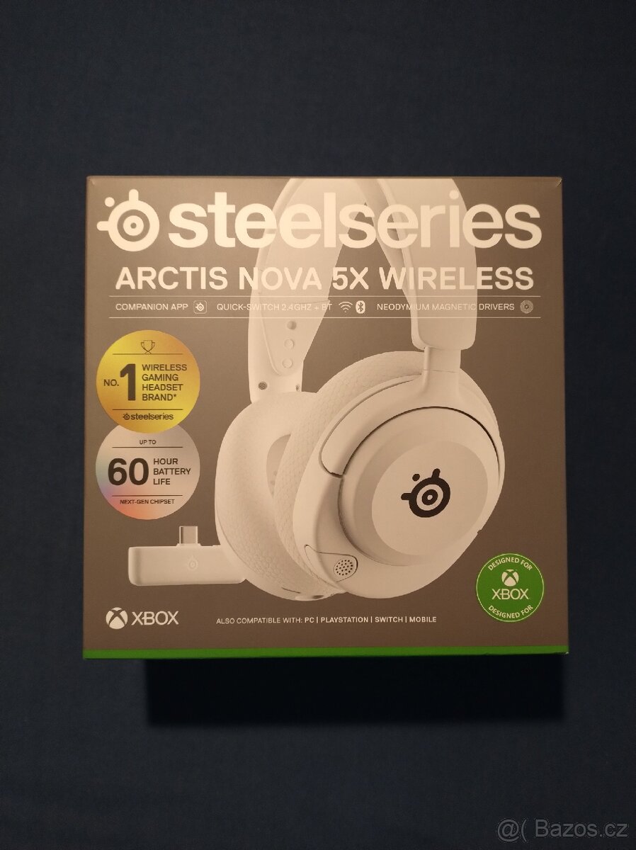 Sluchátka Steelseries arctis nova 5x wireless