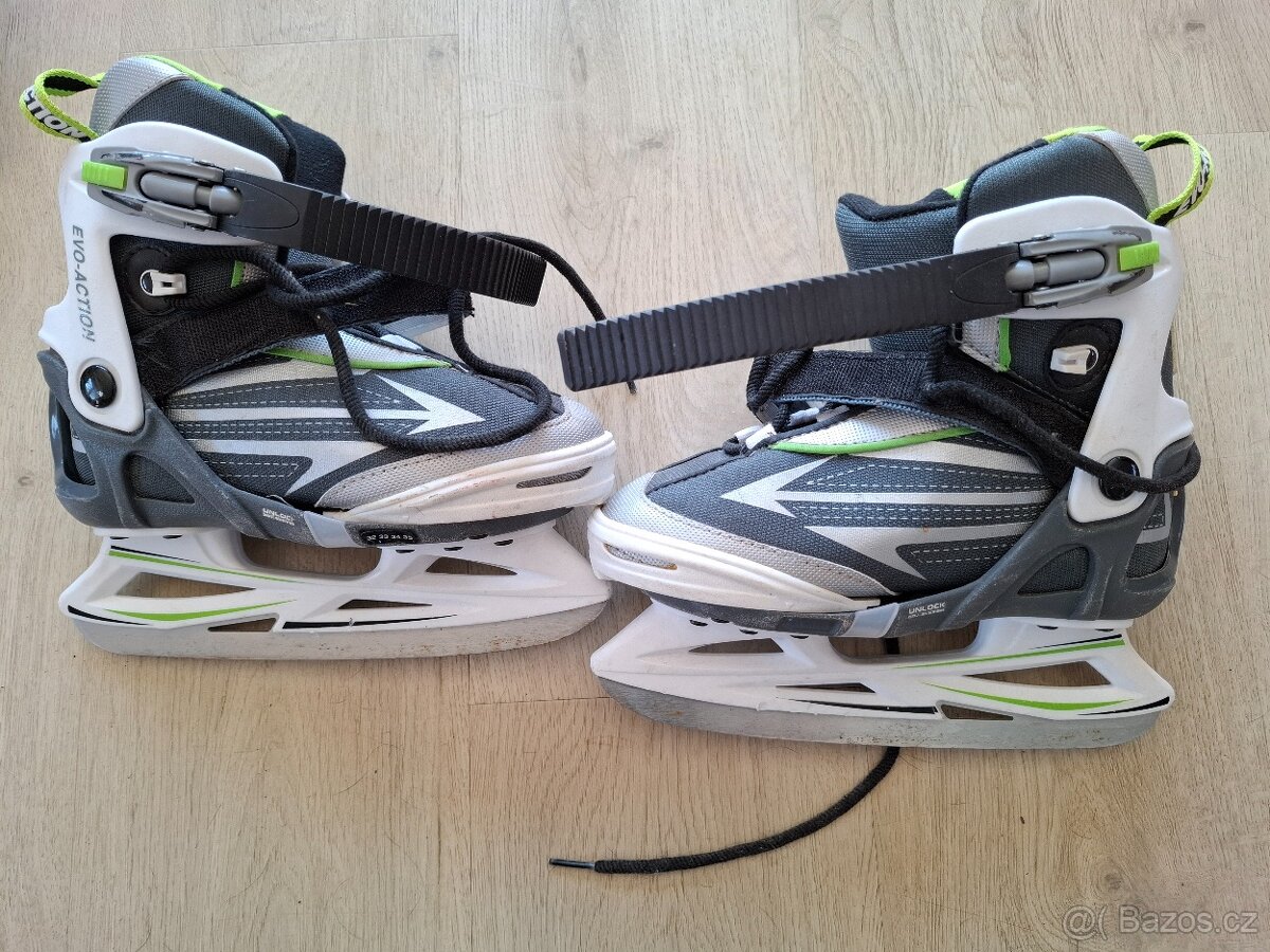 Dětské brusle Crowned velikost 32-35