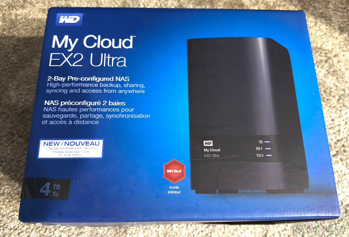 NAS WD My CLOUD EX 2 ULTRA 4TB