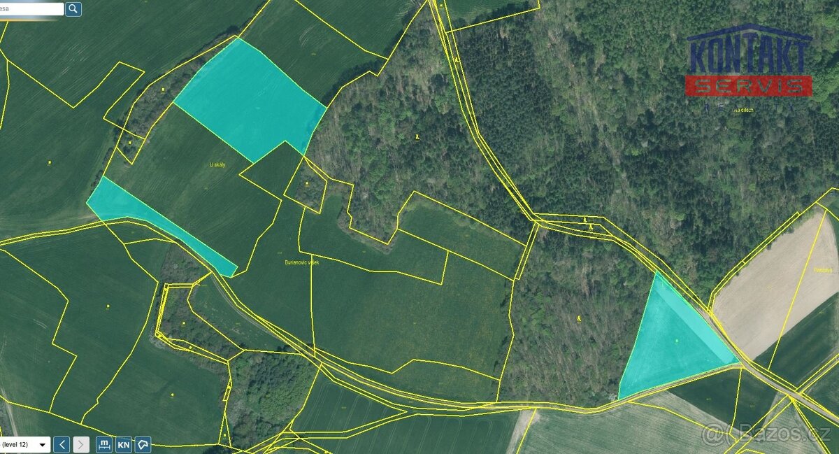Zemědělské pozemky v kat. území Příkosice, ev.č. VŠ-8067