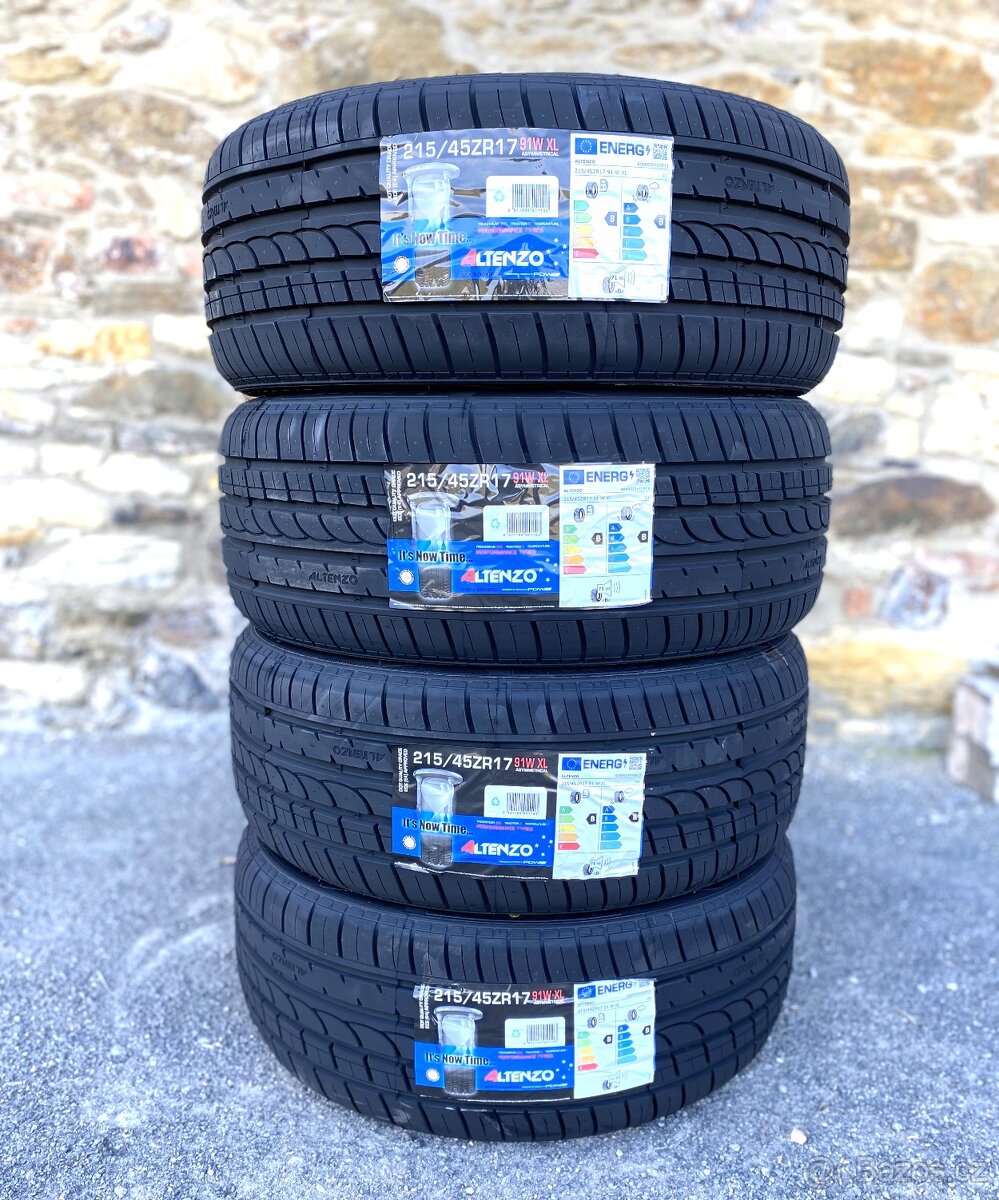 215/45 r17 Nové letní pneu Altenzo 215/45/17