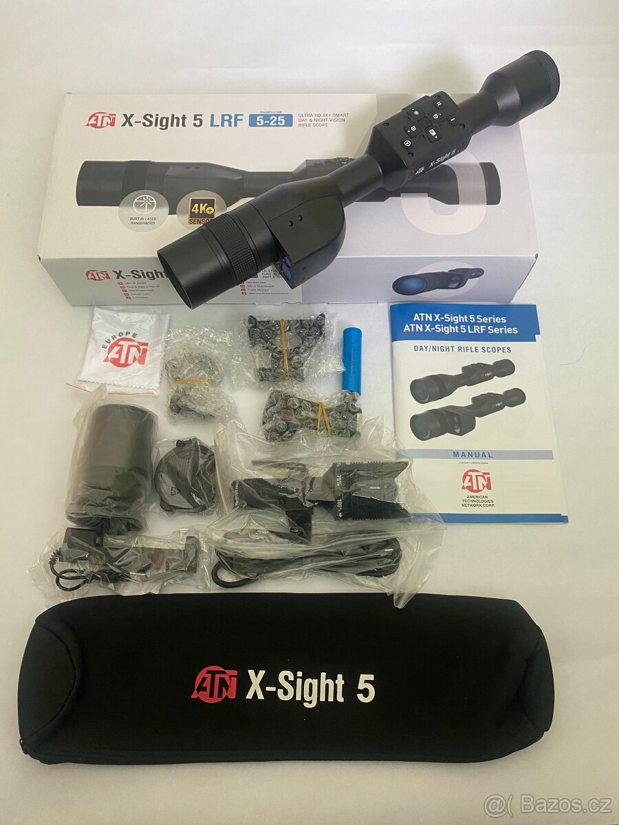Noční vidění ATN X-Sight 5, 5-25x LRF s dálkoměrem 1000m,DPH