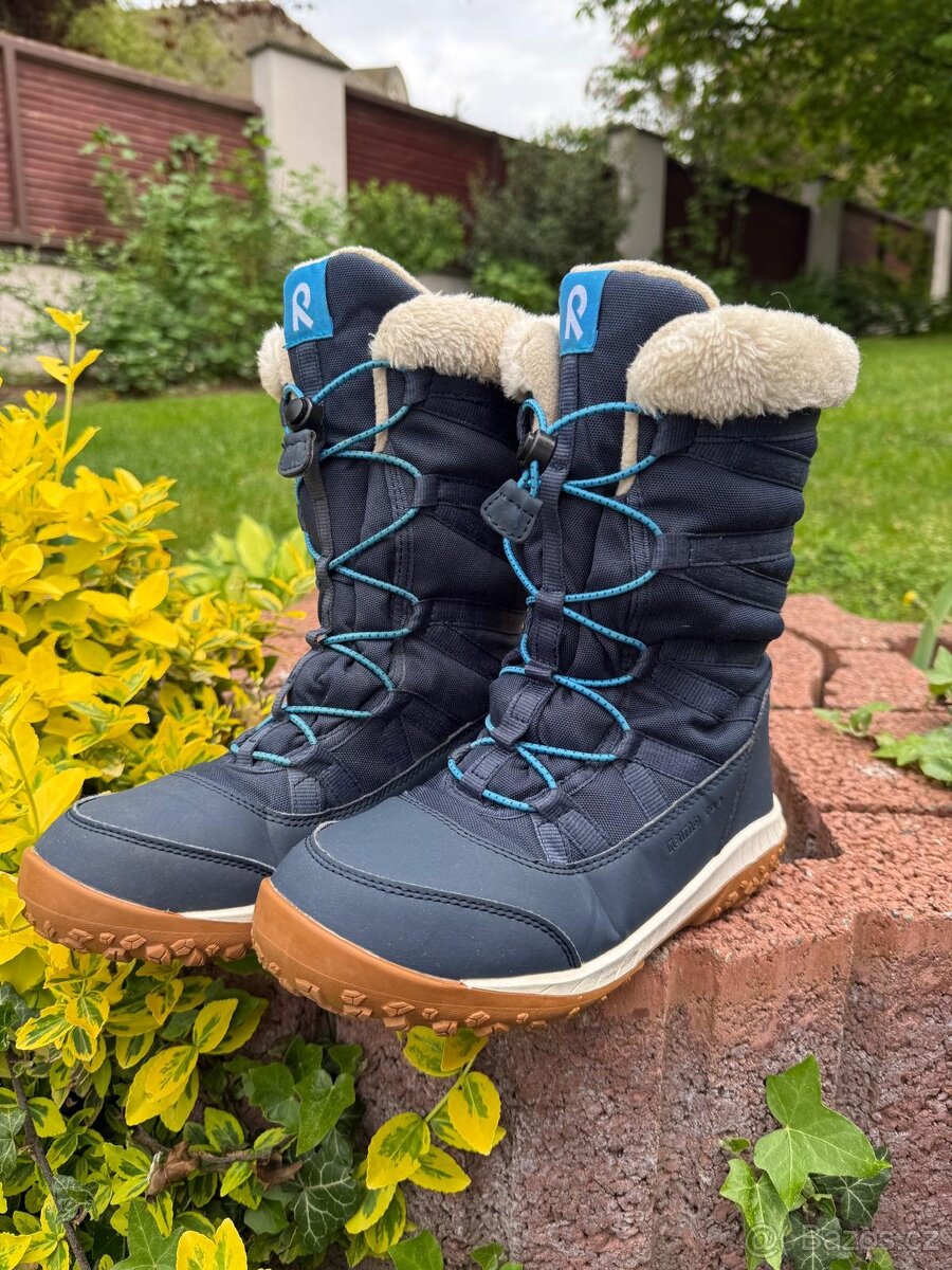 Dětské zimní boty s membránou Reima Samooja - Navy vel. 35