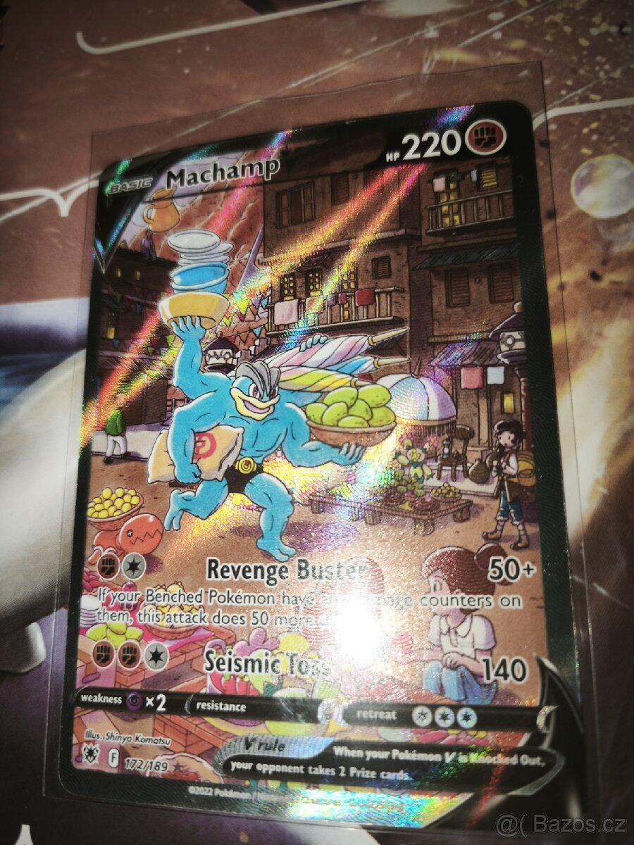 Pokémon karta Machamp V Alt Art #172 Astral Radiance