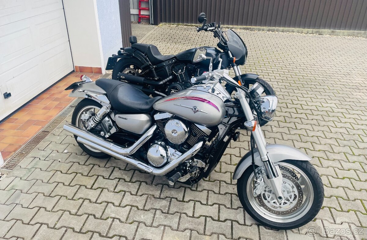 Kawasaki Mean Streak 1500, top stav, TP ČR